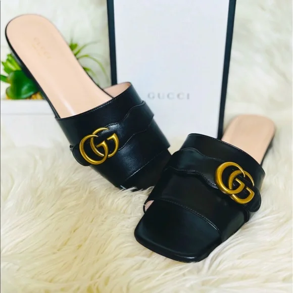 🍾🥂SOLD🥳New Gucci Marmont Sandals - Picture 2 of 11